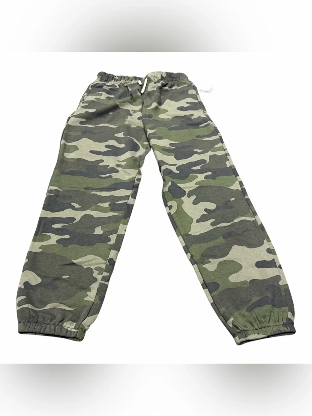 Old Navy Green Camo Joggers, Baggy, Size 14/16 Boys Sweatpants Athletic, NEW